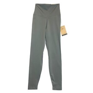 Nike Leggings‎ Womens Extra Small Gray Dri-Fit Yoga Pants High Rise Quick Dry